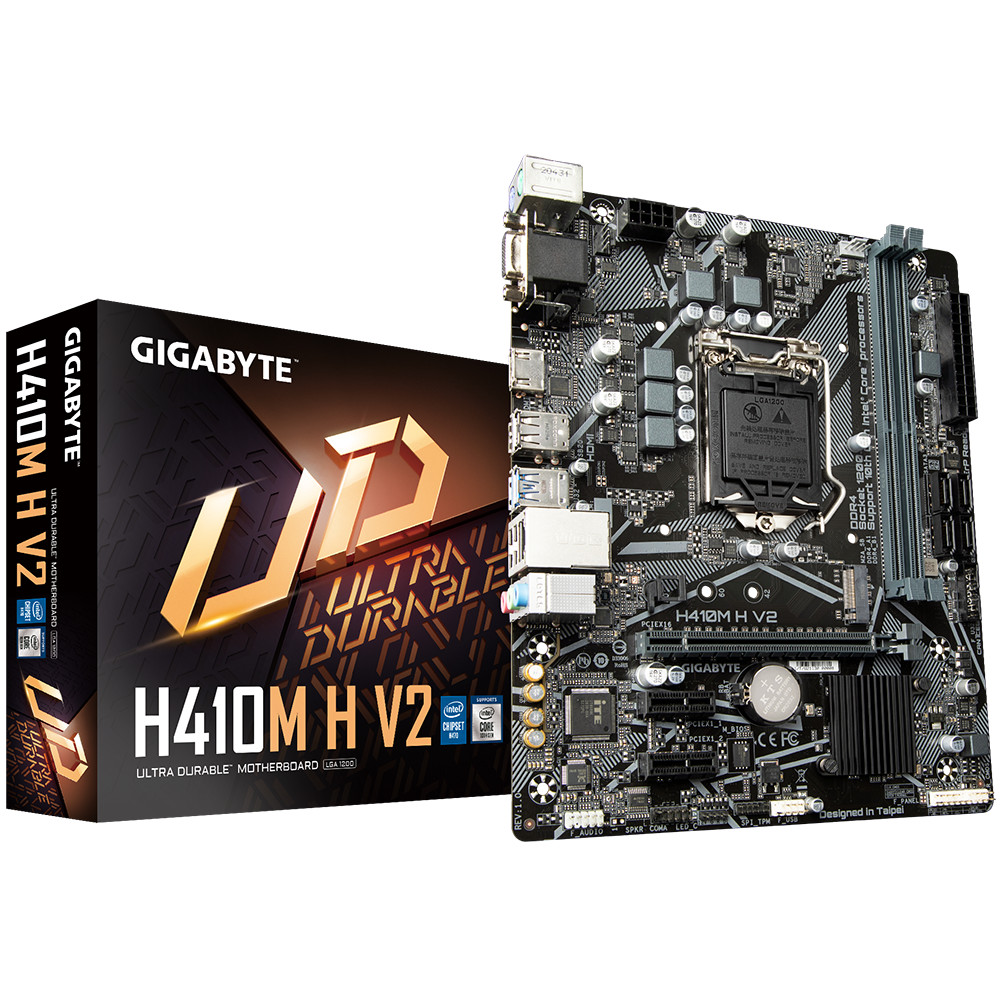 Mother GIGABYTE H410M H V2 1200 DDR4 (10ma Gen) (5387)