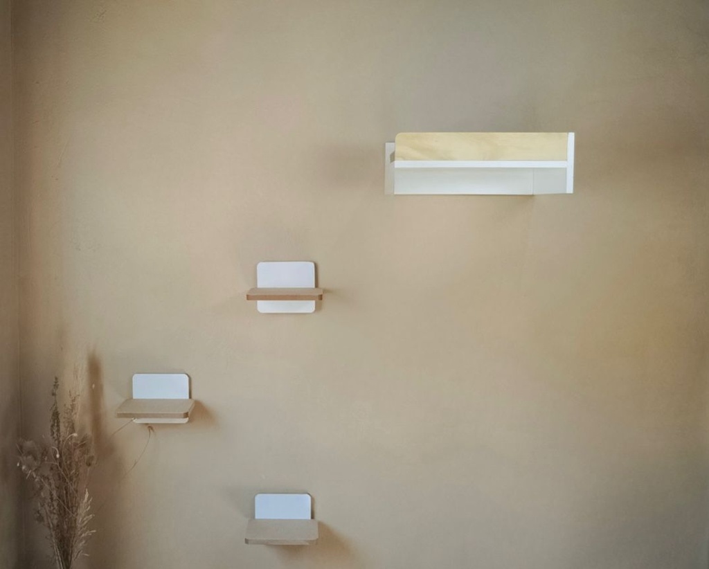 KIT 3 ESTANTES PARED