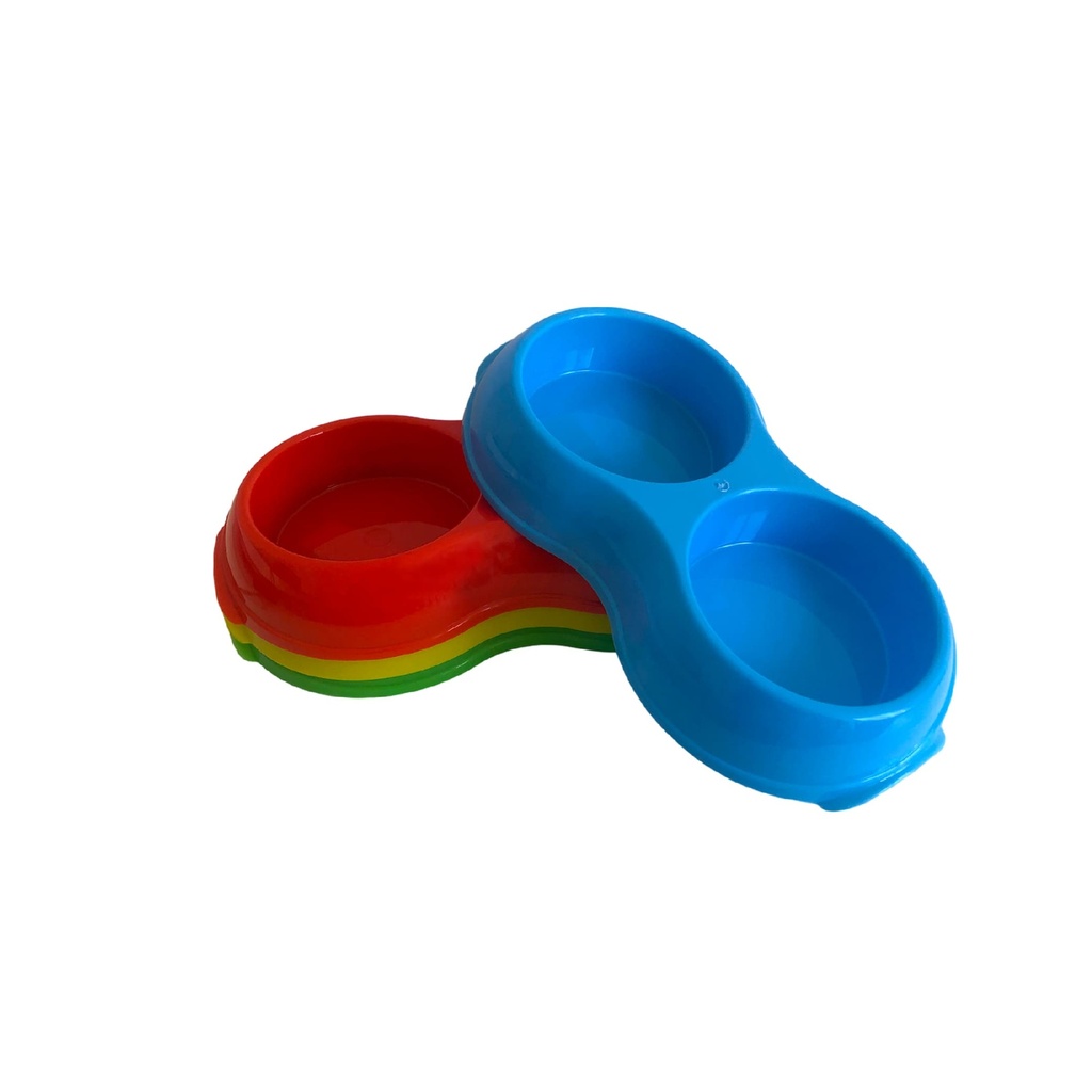 COMEDERO DOBLE REDONDO CH. (200ml x 2)