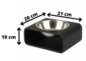 COMEDERO CUBO SIMPLE CHICO (11cm.)