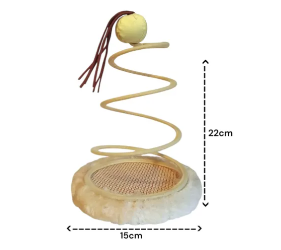 BASE PELUCHE RESORTE C/JUGUETE
