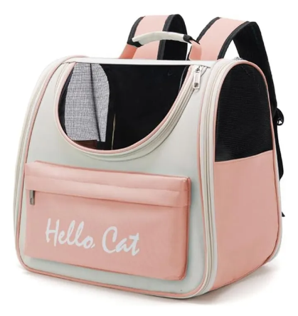 MOCHILA TRANSPORTADORA "HELLO CAT"