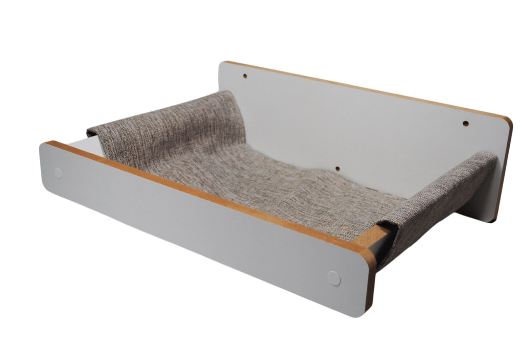 CAMA MADERA COLGANTE PARED