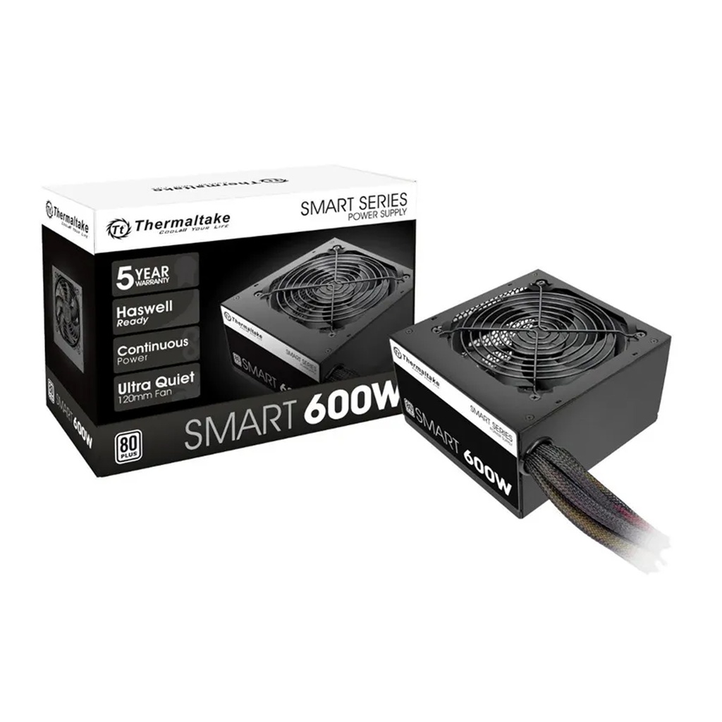 Fuente Thermaltake Smart 600W White 80 Plus (2431)